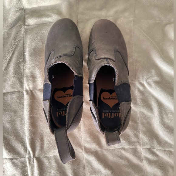 Swedish Hasbeens Toffel pull on bootie sz 36 - Picture 4 of 12